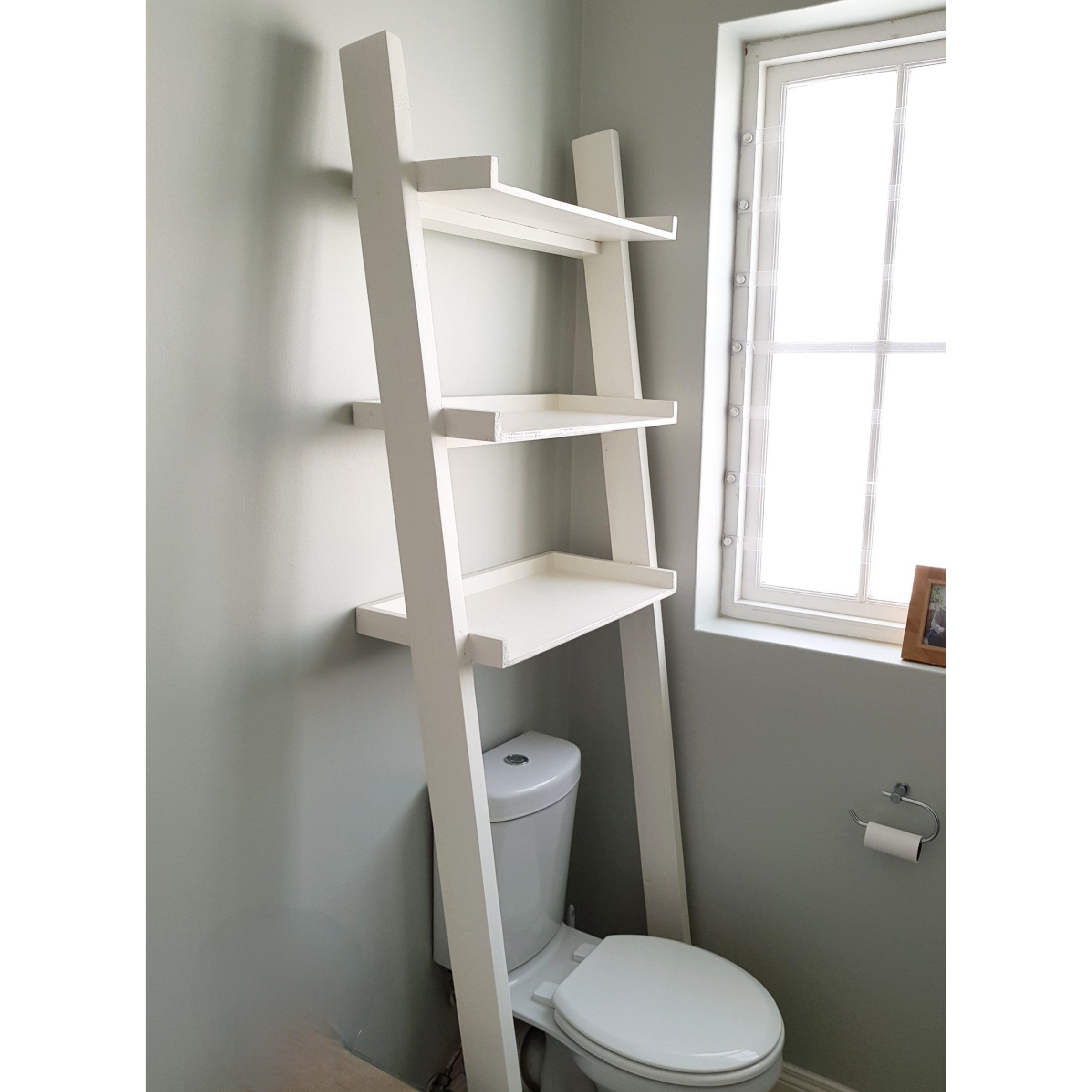 Toilet deals ladder shelf