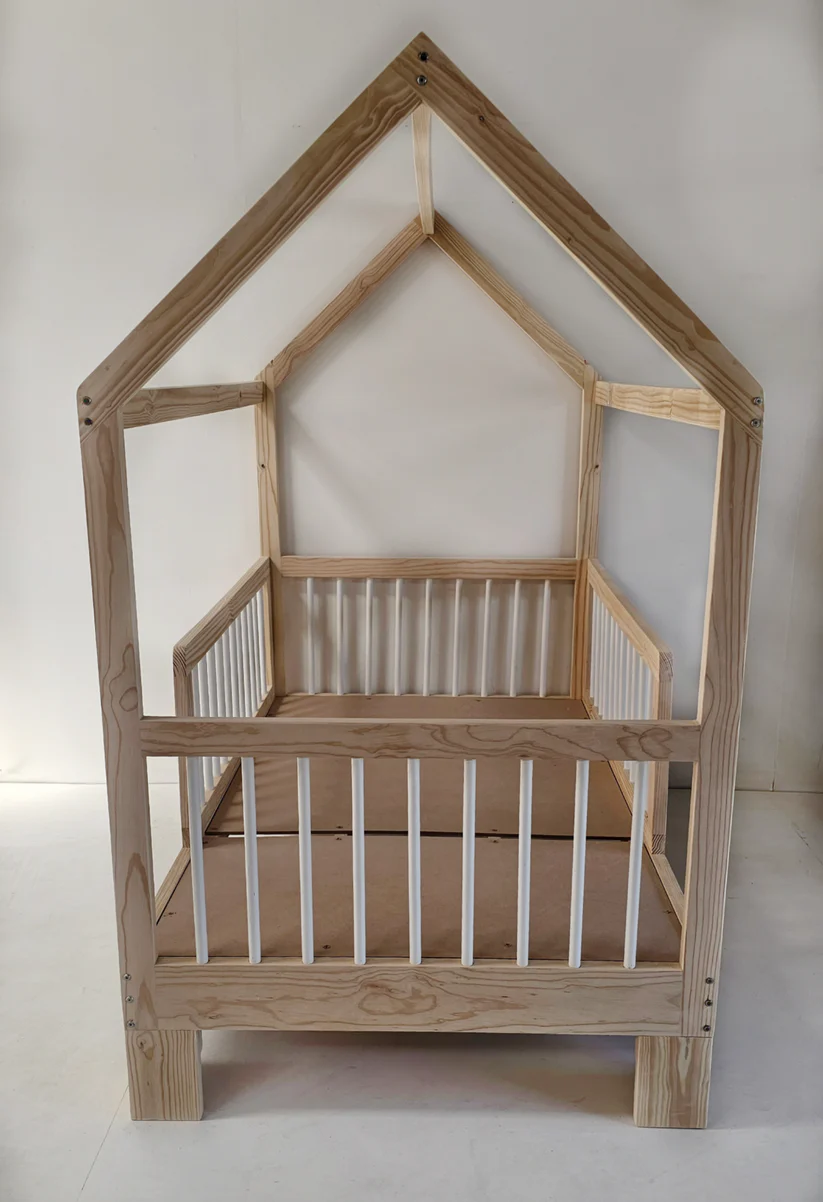 Bamboo Grow With Me House Bed