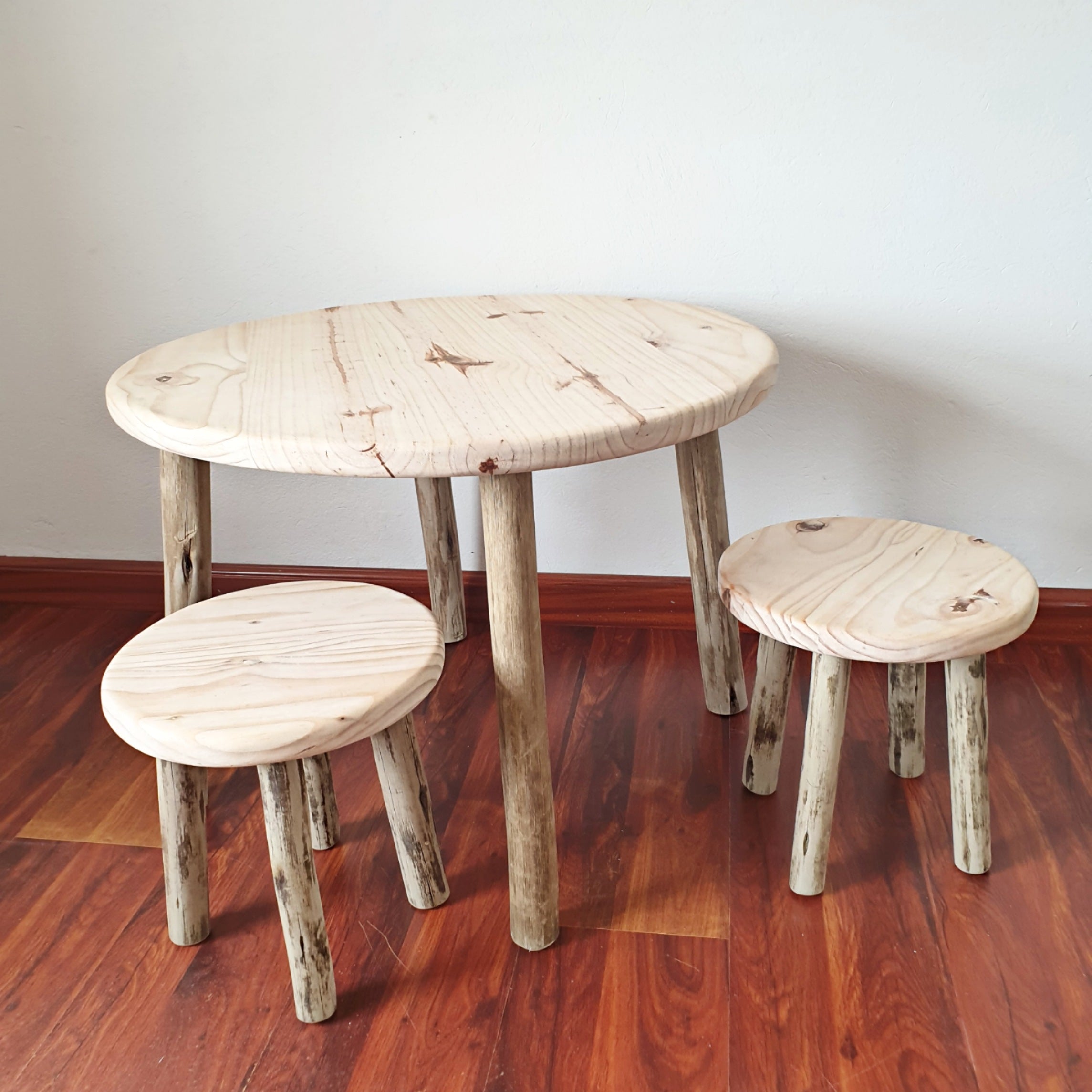 Rustic Kids Table Stools